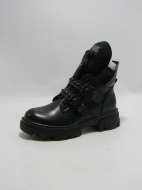 Botki damskie na płaskim (36-41) D-39 BLACK