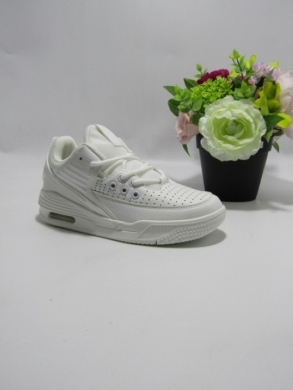Buty sportowe damskie na płaskim (36-41) AD655 WHITE
