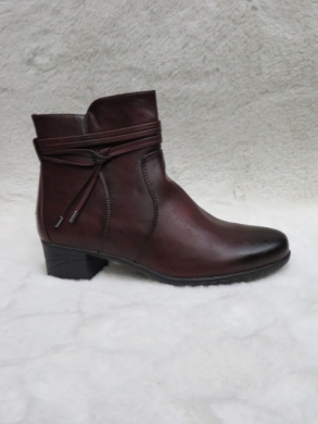 Botki damskie ocieplane na obcasie (36-41) 61692 RED