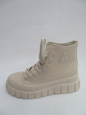 Botki damskie jesienne na płaskim (36-41) 1702 BEIGE