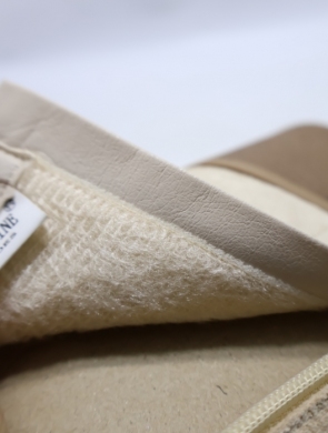 Botki damskie ocieplane na obcasie (36-41) BM72 BEIGE
