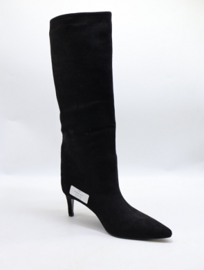Kozaki damskie ocieplane na szpilce (36-41) K660 BLACK