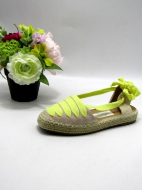 Sandały damskie na płaskim (36-41) 260-08 YELLOW