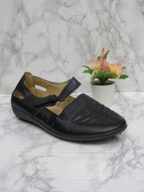 Sandały damskie na płaskim (37-43) V02 BLACK