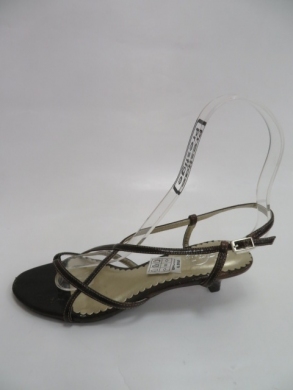 Sandały damskie na szpilce (36-39) 22588 BROWN