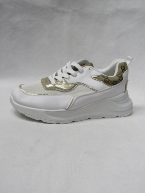 Buty sportowe damskie na płaskim (36-41) QS-48 WHITE