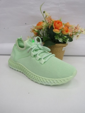 Buty sportowe damskie na płaskim (36-41) JH-09 GREEN