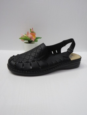 Sandały damskie na koturnie (39-43) DJ19-16 BLACK