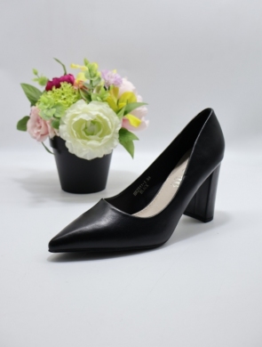 Czółenki damskie na obcasie (36-41) XHH2511-1 BLACK