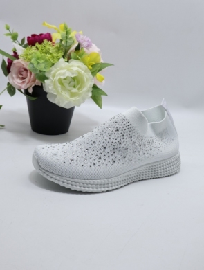 Buty sportowe damskie na płaskim (36-41) WW031 ALLWHITE