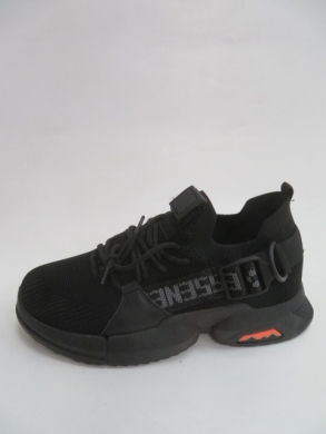 Buty sportowe damskie na płaskim (36-41) NB557 BLACK