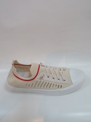 Trampki damskie na płaskim (36-41) DS2105-5 BEIGE
