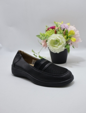Półbuty damskie na płaskim (37-42) E307B BLACK/GREY