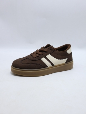 Buty sportowe damskie na płaskim (36-41) AA77 BROWN