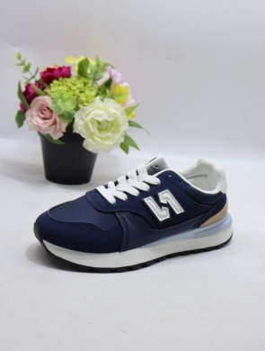 Buty sportowe damskie na płaskim (36-41) 24069 BLUE