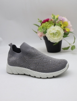 Buty sportowe damskie na płaskim (36-41) 0592 GREY