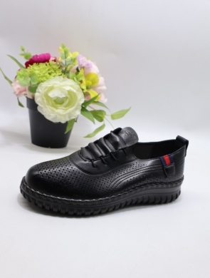 Buty sportowe damskie na płaskim (36-41) BK-611 BLACK