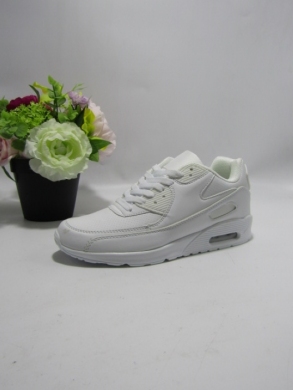 Buty sportowe damskie na koturnie (36-41) D1W-3 WHITE