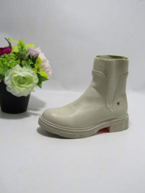 Botki damskie na płaskim (36-41) D68 BEIGE