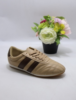 Buty sportowe damskie na płaskim (36-41) Y183 KHAKI