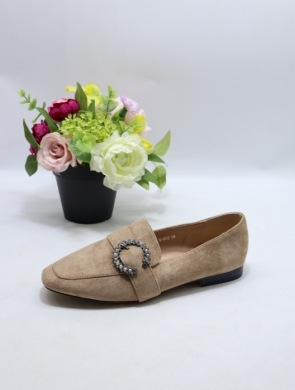 Mokasyny damskie na płaskim (36-41) M-603 KHAKI
