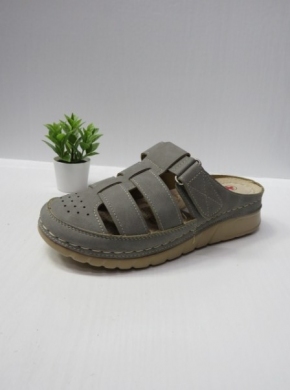 Klapki damskie na koturnie (36-41) 4026 GREY