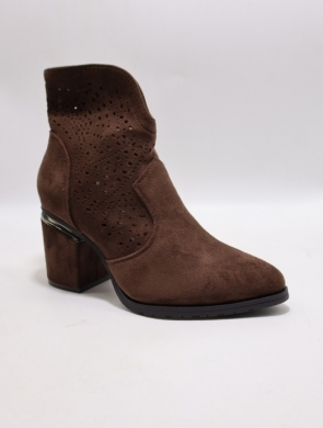 Botki damskie na obcasie (36-41) H252 BROWN