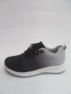 Buty sportowe damskie na płaskim (36-41) YHD-5 BLACK/GREY
