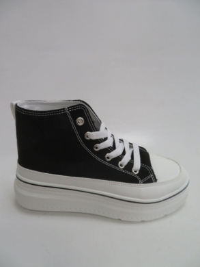 Trampki damskie na koturnie (36-41) 2021 BLACK