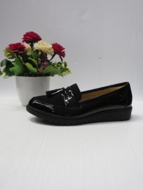Mokasyny damskie na płaskim (36-41) 21802 BLACK