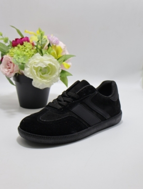 Buty sportowe damskie na płaskim (36-41) 6610 BLACK