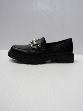Mokasyny damskie na płaskim (36-41) 22-321 BLACK