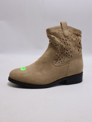 Botki damskie na płaskim (36-41) 7253-11 KHAKI
