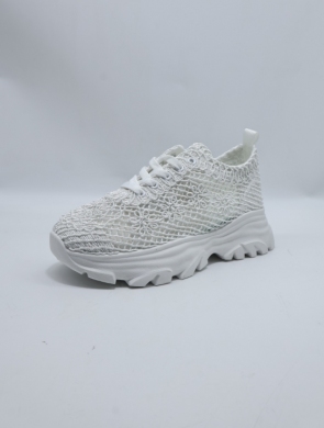 Buty sportowe damskie na płaskim (36-41) 8833 WHITE