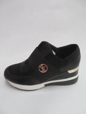 Buty sportowe damskie na koturnie (36-41) 150-1 BLACK