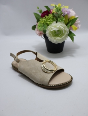 Sandały damskie na płaskim (36-41) 9301 BEIGE