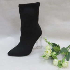 Kozaki damskie jesienne na obcasie (36-41) JRX1903 BLACK