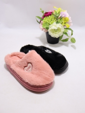 Kapcie damskie ocieplane (36-41) F86-228 MIX