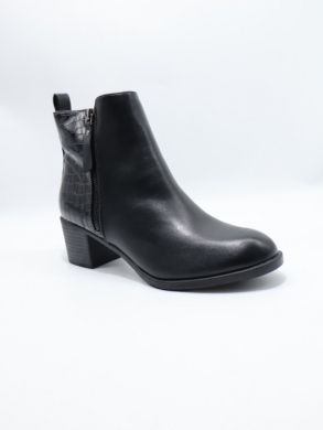 Botki damskie ocieplane na obcasie (36-41) H8-267A BLACK