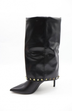 Kozaki damskie na szpilce (36-41) X8450 BLACK