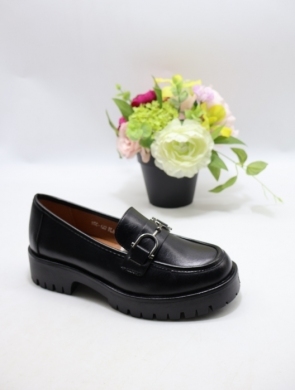 Mokasyny damskie na płaskim (36-41) YCC-122 BLACK