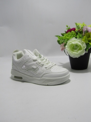 Buty sportowe damskie na płaskim (36-41) AD6345 WHITE