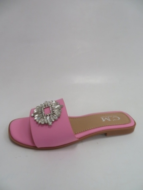 Klapki damskie na płaskim (36-41) 5013 PINK