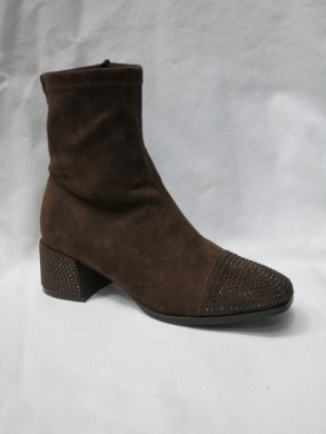Botki damskie na obcasie (36-41) J199 BROWN