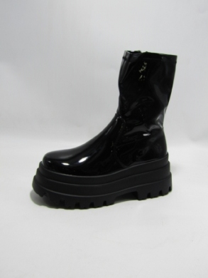 Botki damskie na płaskim (36-41) K501 BLACK