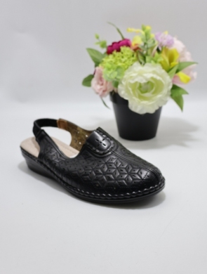 Sandały damskie na koturnie (36-41) 0638 BLACK