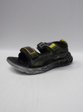 Sandały chłopięce (32-37) Z871A BLACK/YELLOW