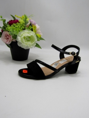 Sandały damskie na obcasie (36-41) TY2428 BLACK/MIC