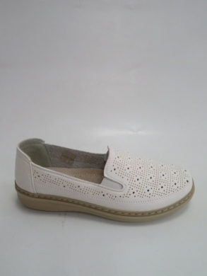 Półbuty damskie na płaskim (36-42) 91017 WHITE