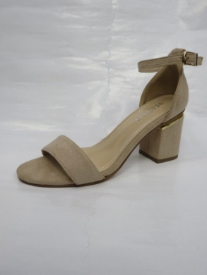 Sandały damskie na obcasie (36-41) 168-506 BEIGE